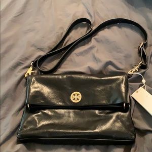 NWT Tory Burch Dena Messenger Black